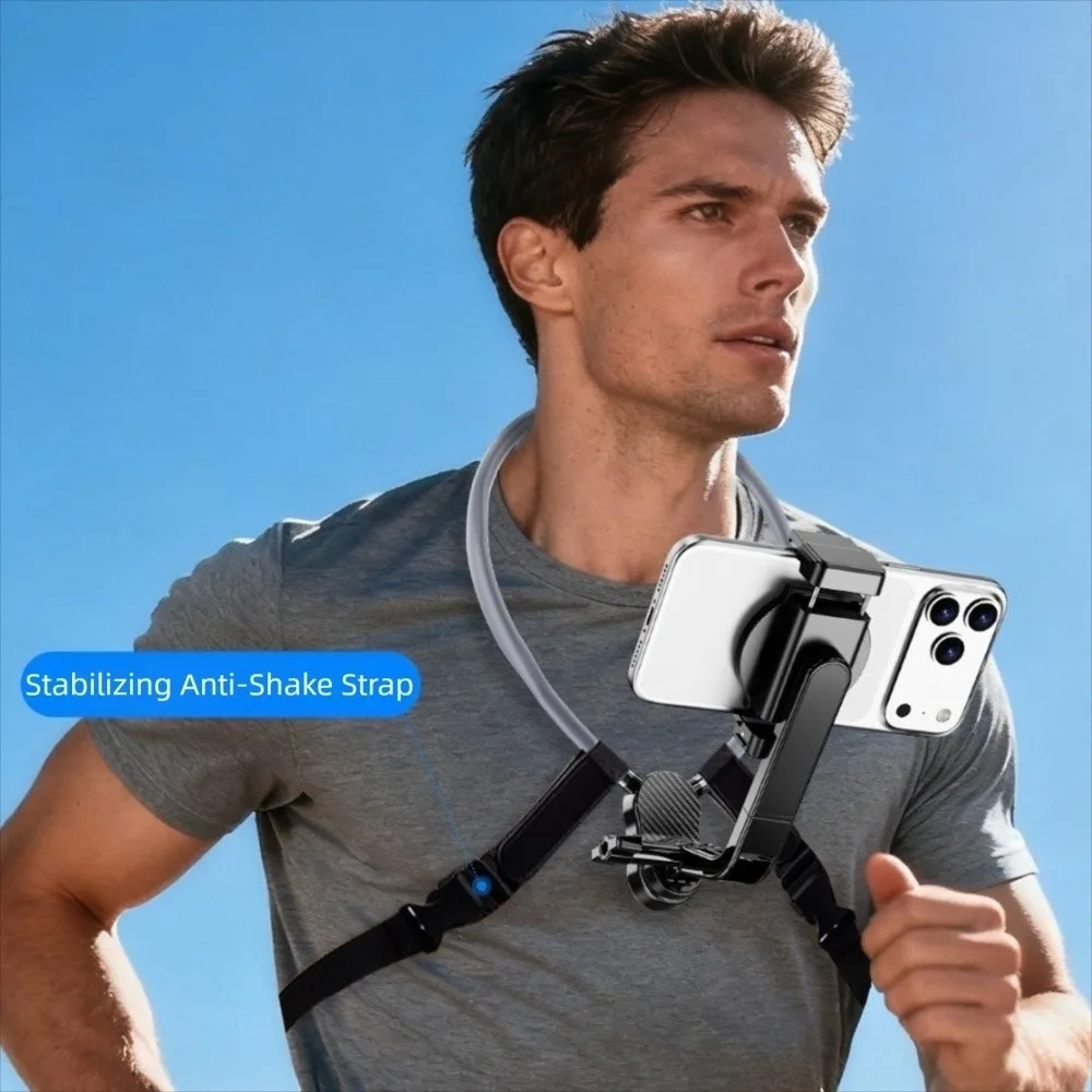 Hands-Free Neck-hanging Phone Holder Magnetic/Clip Version Action Camera Mount Neck Camera Bracket Chest Fixed Neck Holder
Hands-Free Neck-hanging Phone Holder Magnetic/Clip Version Action Camera Mount Neck Camera Bracket Chest Fixed Neck Holder
