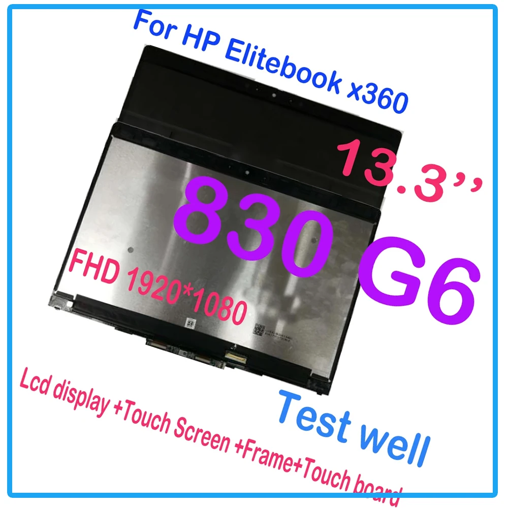 Оригинальный сменный ЖК-дисплей 13,3 "FHD 1920*1080 для HP Elitebook x360 830 G6, ЖК-дисплей, сенсорный экран, дигитайзер, рамка, замена
Оригинальный сменный ЖК-дисплей 13,3 "FHD 1920*1080 для HP Elitebook x360 830 G6, ЖК-дисплей, сенсорный экран, дигитайзер, рамка, замена