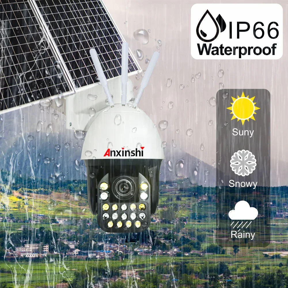 Anxinshi Security 45X 5MP Auto Tracking 4G IR 400M Laser Solar Power IP Network PTZ Camera
Anxinshi Security 45X 5MP Auto Tracking 4G IR 400M Laser Solar Power IP Network PTZ Camera