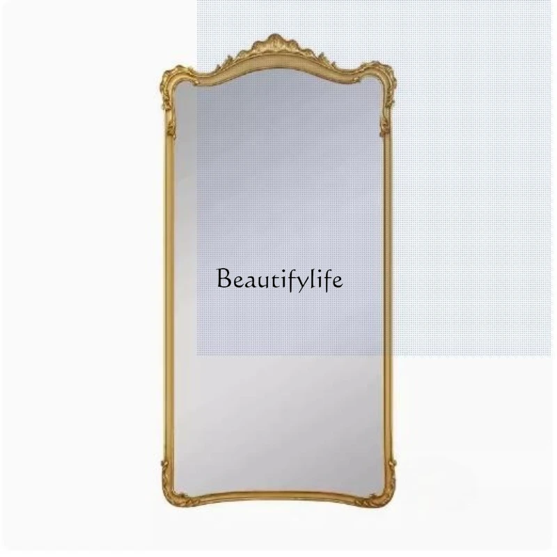 French retro floor-to-ceiling living room home bedroom wall-mounted European smart full-body full-length mirror
French retro floor-to-ceiling living room home bedroom wall-mounted European smart full-body full-length mirror