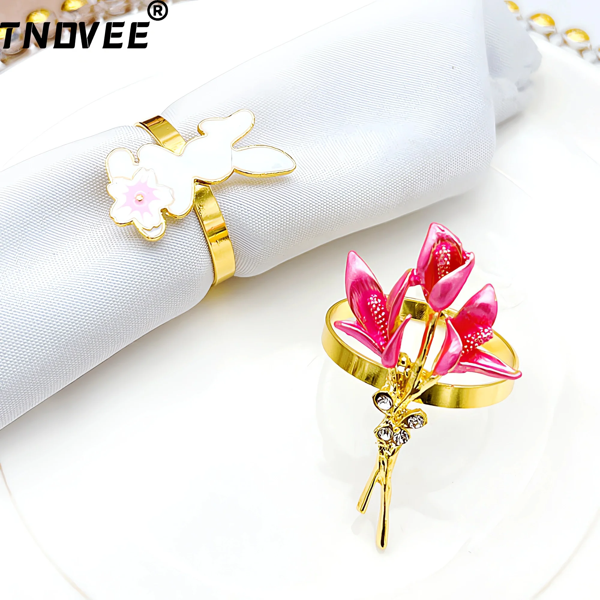 12 шт., набор пасхальных колец для салфеток, держатели для салфеток с кроликом и лилией, пряжки для салфеток с кроликом на весну, Пасху, домашняя вечеринка, декор для обеденного стола
12 шт., набор пасхальных колец для салфеток, держатели для салфеток с кроликом и лилией, пряжки для салфеток с кроликом на весну, Пасху, домашняя вечеринка, декор для обеденного стола