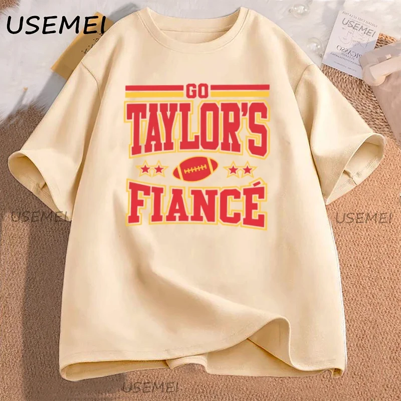 Go Taylors Fiance Tshirt Men Women Tayvis T-shirt Football Game Day Crewneck Short Sleeve Cotton T Shirt Unisex Streetwear
Go Taylors Fiance Tshirt Men Women Tayvis T-shirt Football Game Day Crewneck Short Sleeve Cotton T Shirt Unisex Streetwear