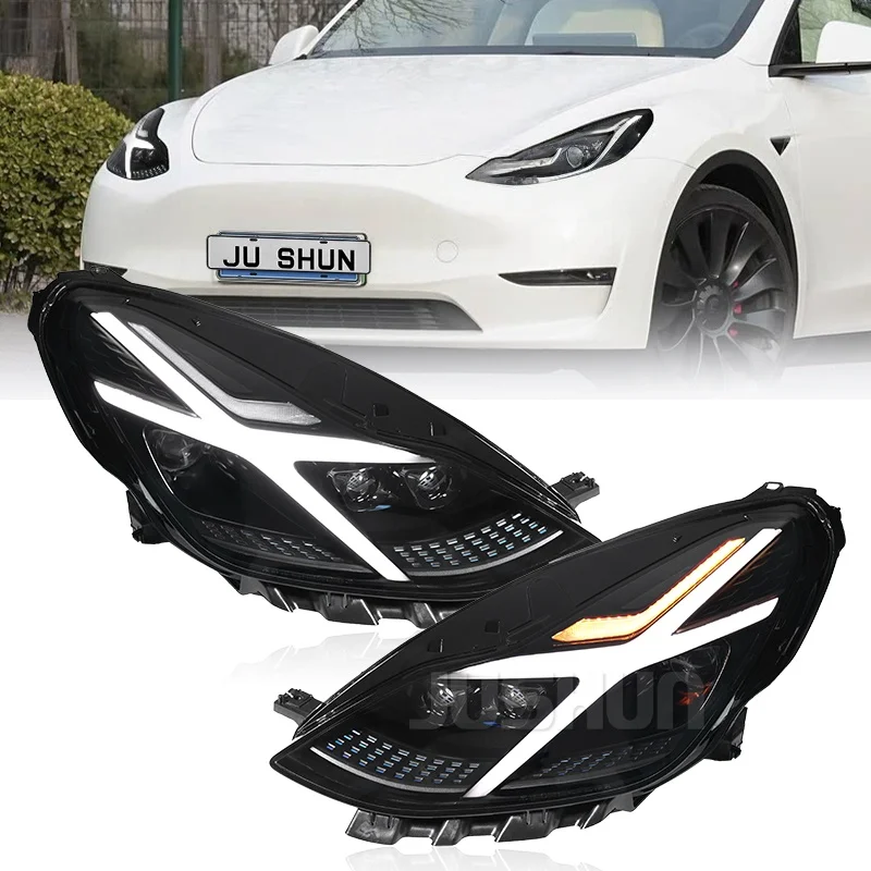 For TES-LA Model 3/Y Headlights - 2020-2024 Daytime Running Lights and Turn Signal LED Headlights
For TES-LA Model 3/Y Headlights - 2020-2024 Daytime Running Lights and Turn Signal LED Headlights