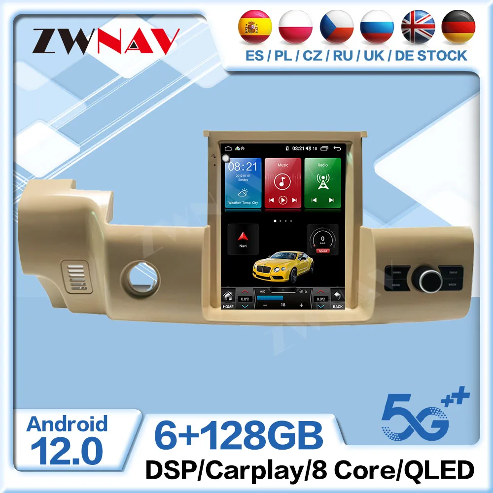 Android12 Carplay для Land Rover Range Rover Sport 2010 2011 2012 2013 Tesla автомобильный радиоприемник 1 Din мультимедийный плеер Автомобильный сенсорный экран
Android12 Carplay для Land Rover Range Rover Sport 2010 2011 2012 2013 Tesla автомобильный радиоприемник 1 Din мультимедийный плеер Автомобильный сенсорный экран