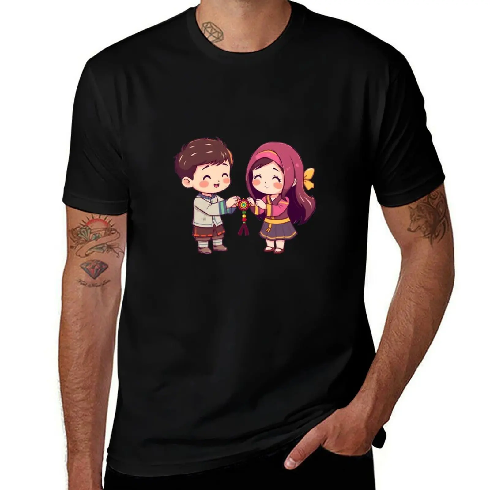 Chibi Rakhi Tying Cute Siblings Raksha Bandhan Design T-Shirt vintage t shirts rapper graphic tees mens designer t shirt
Chibi Rakhi Tying Cute Siblings Raksha Bandhan Design T-Shirt vintage t shirts rapper graphic tees mens designer t shirt