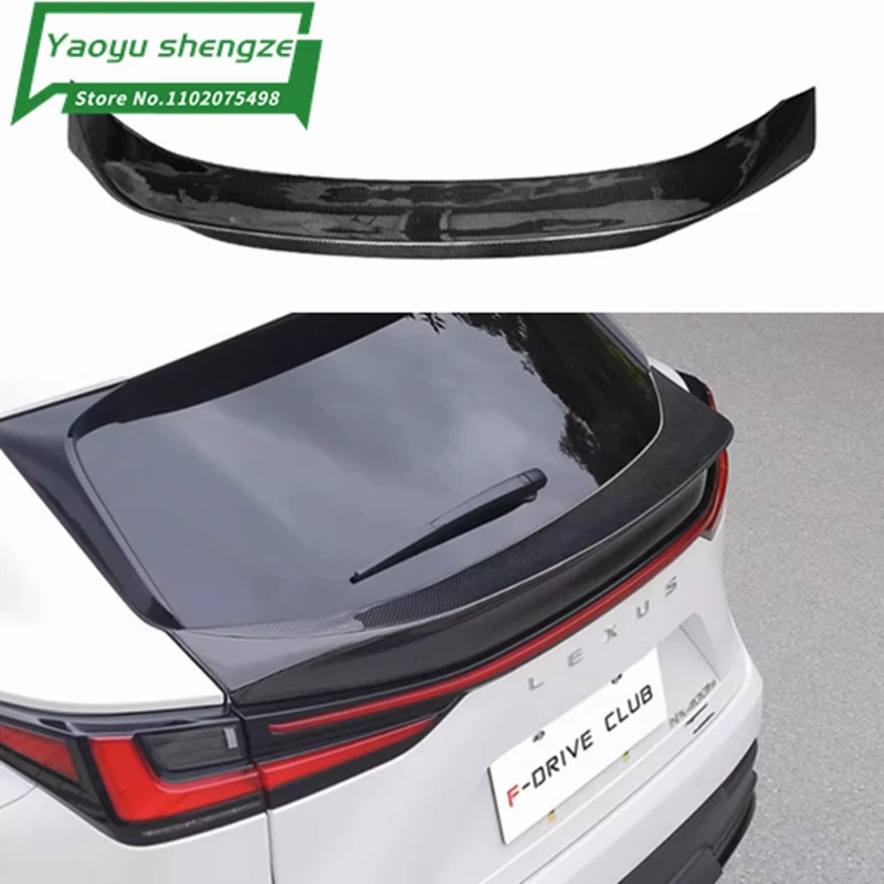 For LEXUS NX200 NX200t NX300h 2022+ high quality Carbon Fiber Rear Roof Spoiler Wing Trunk Lip Boot Cover Car Styling
For LEXUS NX200 NX200t NX300h 2022+ high quality Carbon Fiber Rear Roof Spoiler Wing Trunk Lip Boot Cover Car Styling