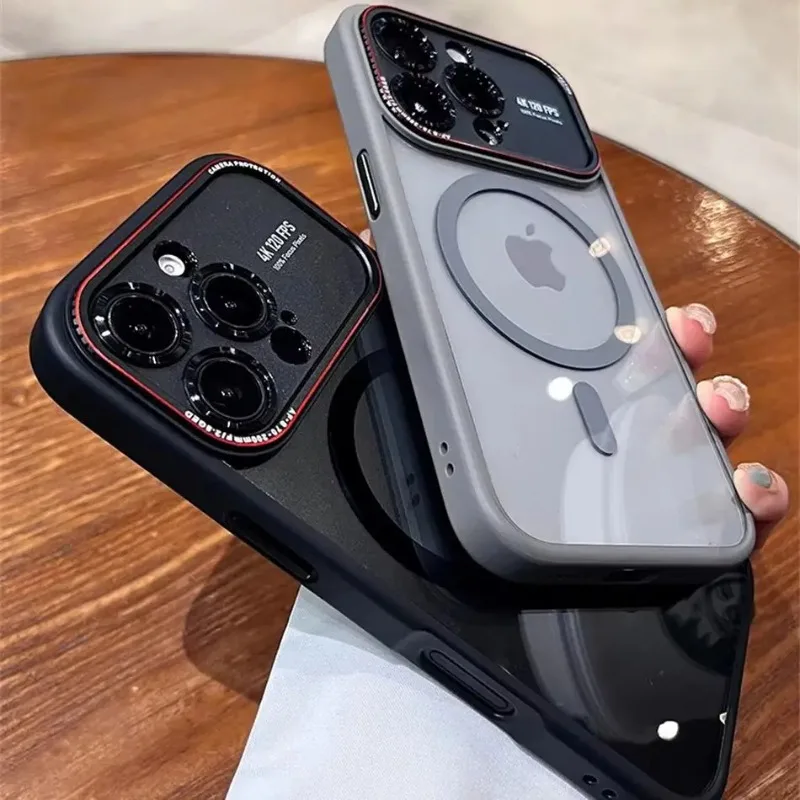 Luxury Magnetic Metal Lens Bumper Protection Case For iPhone 16 15 14 Pro Max 16pro Wireless Charge Hard Clear Cover For Magsafe
Luxury Magnetic Metal Lens Bumper Protection Case For iPhone 16 15 14 Pro Max 16pro Wireless Charge Hard Clear Cover For Magsafe