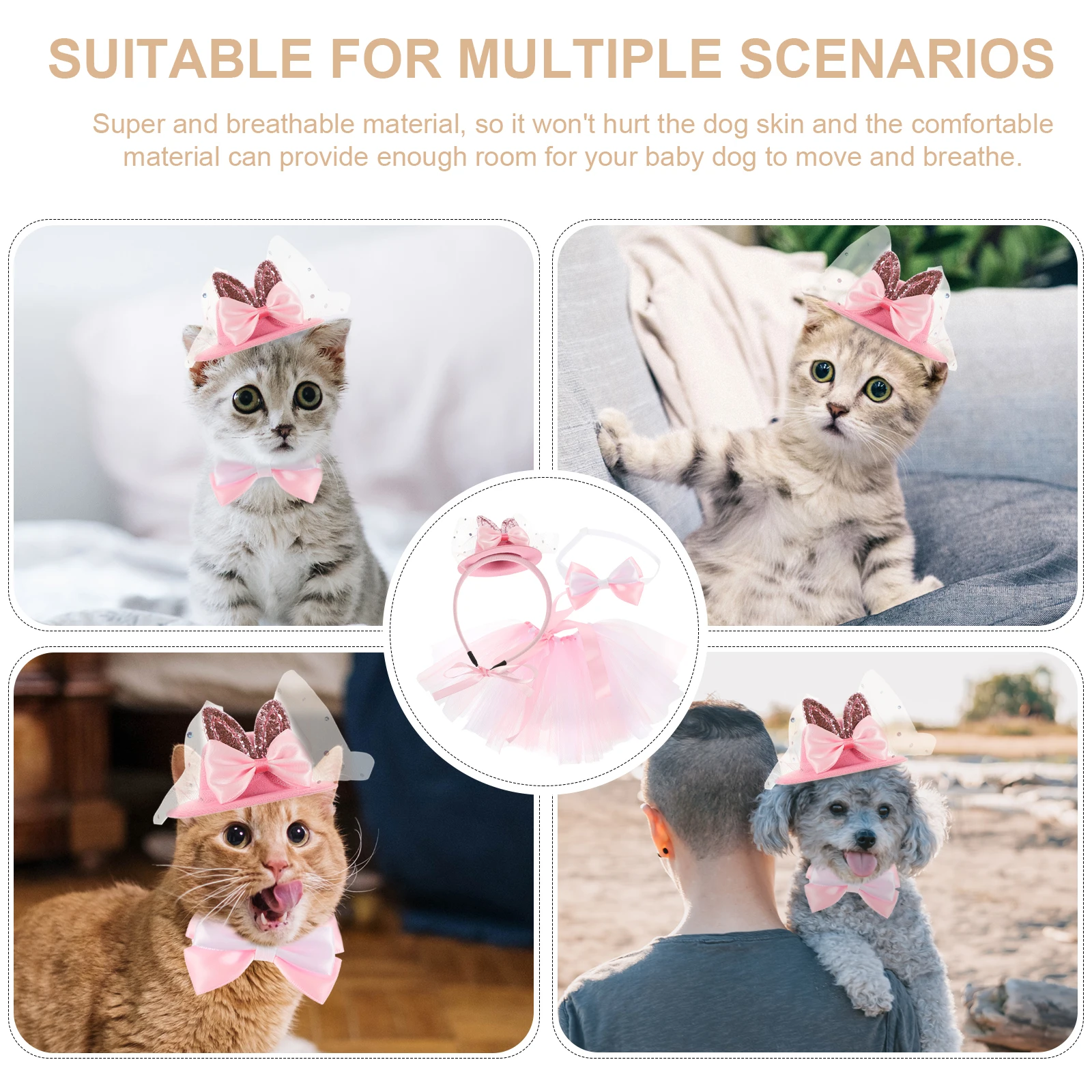 Pet Dog Dress Gauze Cloth Comfortable Costume for Easter Halloween Photo Props Easy Wear Small Dogs Outfit Fashion Pet Supplies
Pet Dog Dress Gauze Cloth Comfortable Costume for Easter Halloween Photo Props Easy Wear Small Dogs Outfit Fashion Pet Supplies