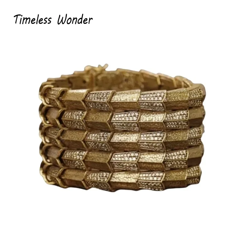 Timeless Wonder Fancy Zircon Geo Wrap Bracelet for Women Designer Jewelry Runway Luxury Rare Gift Trendy Vintage Statement 5151
Timeless Wonder Fancy Zircon Geo Wrap Bracelet for Women Designer Jewelry Runway Luxury Rare Gift Trendy Vintage Statement 5151
