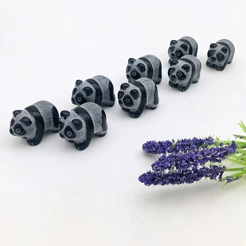 Natural Obsidian Pandas High Quality Black And White Animal Carving For Decoration And Gifts
Natural Obsidian Pandas High Quality Black And White Animal Carving For Decoration And Gifts