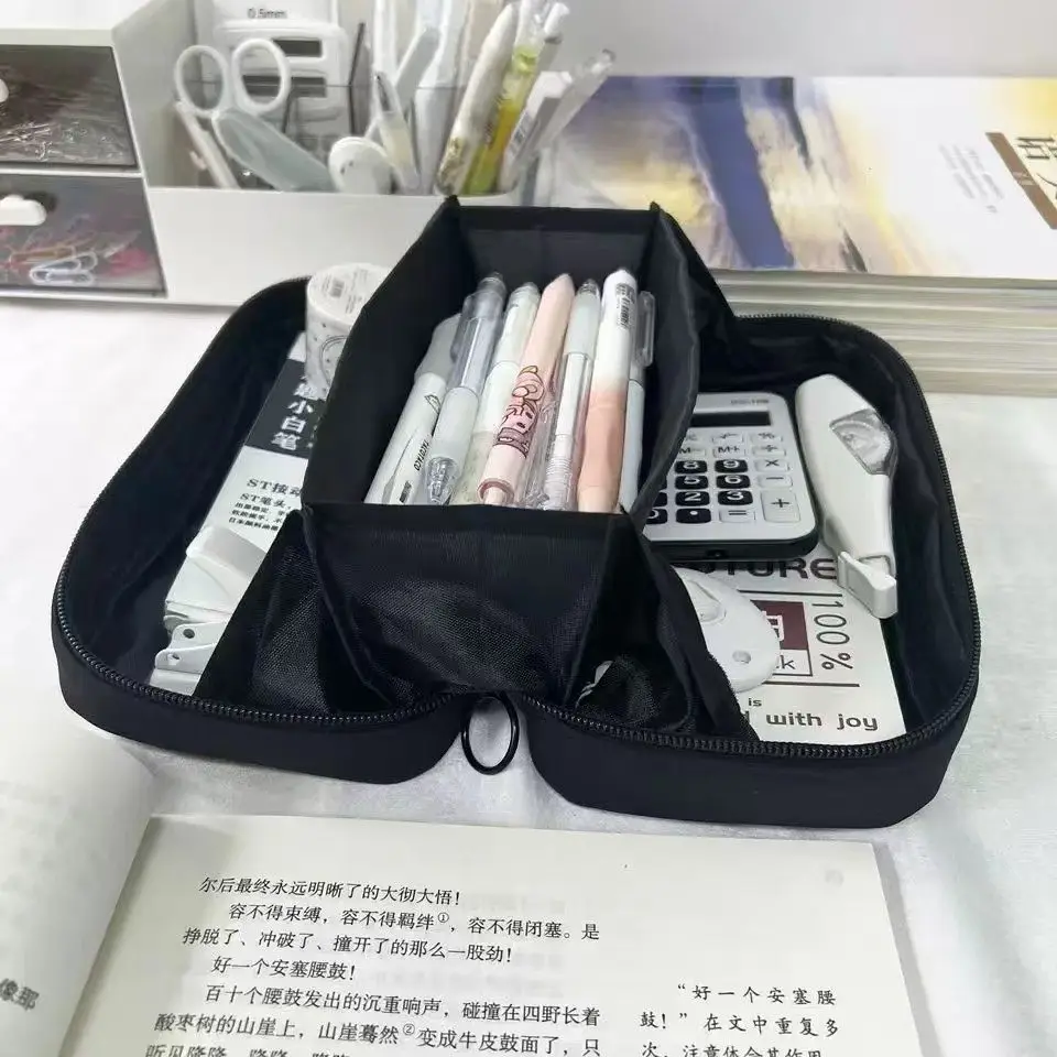 Large Capacity Pencil Case Study Stationery Storage Bag Portable Organizer for Students School & Office Use
Large Capacity Pencil Case Study Stationery Storage Bag Portable Organizer for Students School & Office Use