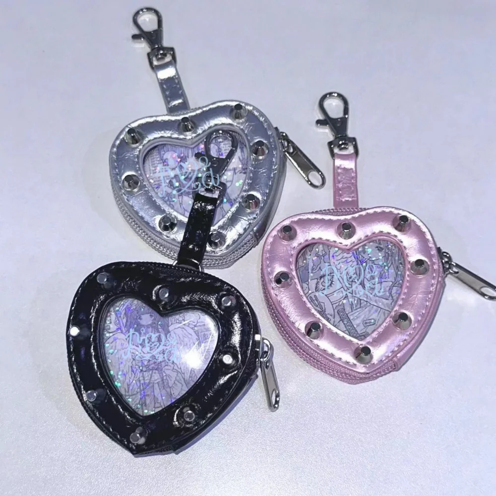 Y2K Spicy Girl Style bag charms Laser Love Small Punch Bag Japanese Shoulder Pain Bag Accessories Earphone keychain
Y2K Spicy Girl Style bag charms Laser Love Small Punch Bag Japanese Shoulder Pain Bag Accessories Earphone keychain