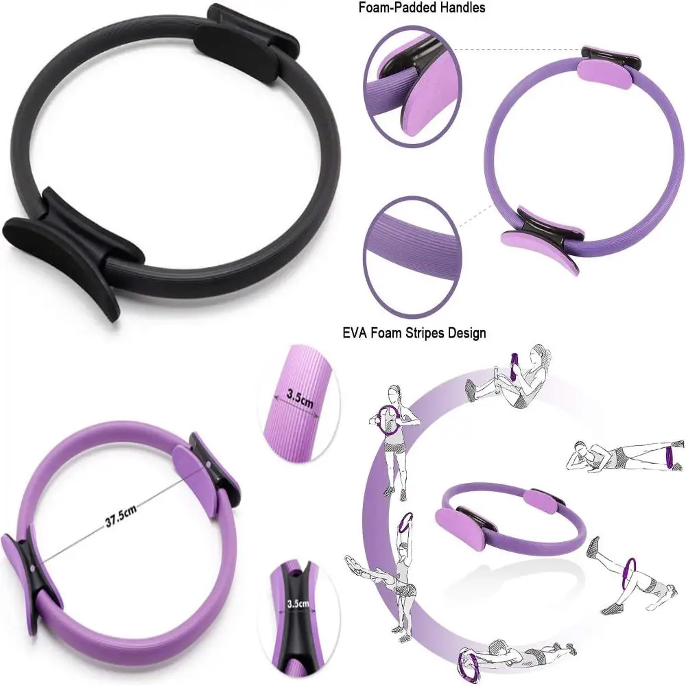 Power up your workout routine with the Black Magic Sculpting Pilates Circle - the ultimate tool for intense full-body exercises
Power up your workout routine with the Black Magic Sculpting Pilates Circle - the ultimate tool for intense full-body exercises