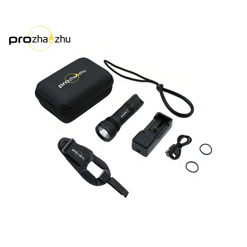 2500 Lumen Diving Flashlight SFT40 IP68 200M Aluminum Alloy 26650 Rechargeable Underwater Diving Light For Tec Divers
2500 Lumen Diving Flashlight SFT40 IP68 200M Aluminum Alloy 26650 Rechargeable Underwater Diving Light For Tec Divers