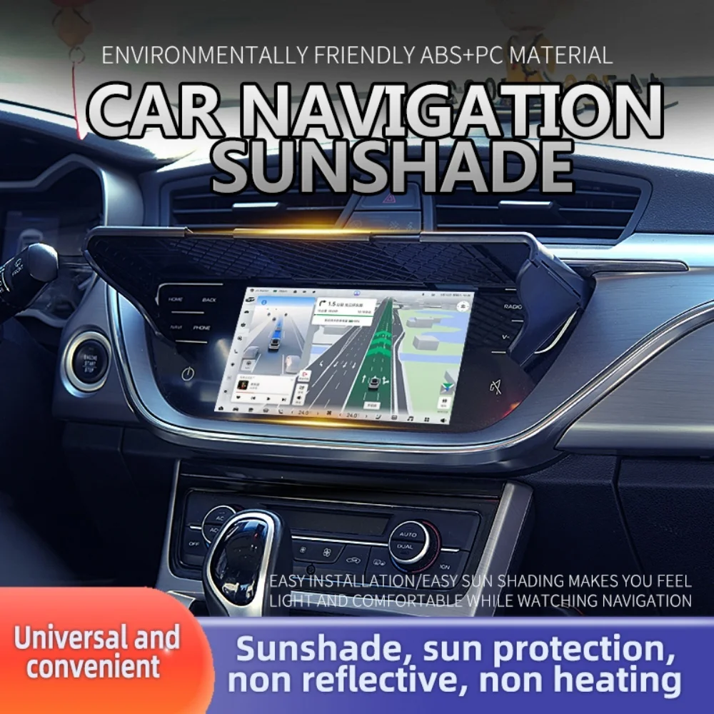 Anti-Glare Shield Car Screen Visor GPS Support Universal Central Control Screen Accessories Sun Shade Visor Display Screen Visor
Anti-Glare Shield Car Screen Visor GPS Support Universal Central Control Screen Accessories Sun Shade Visor Display Screen Visor