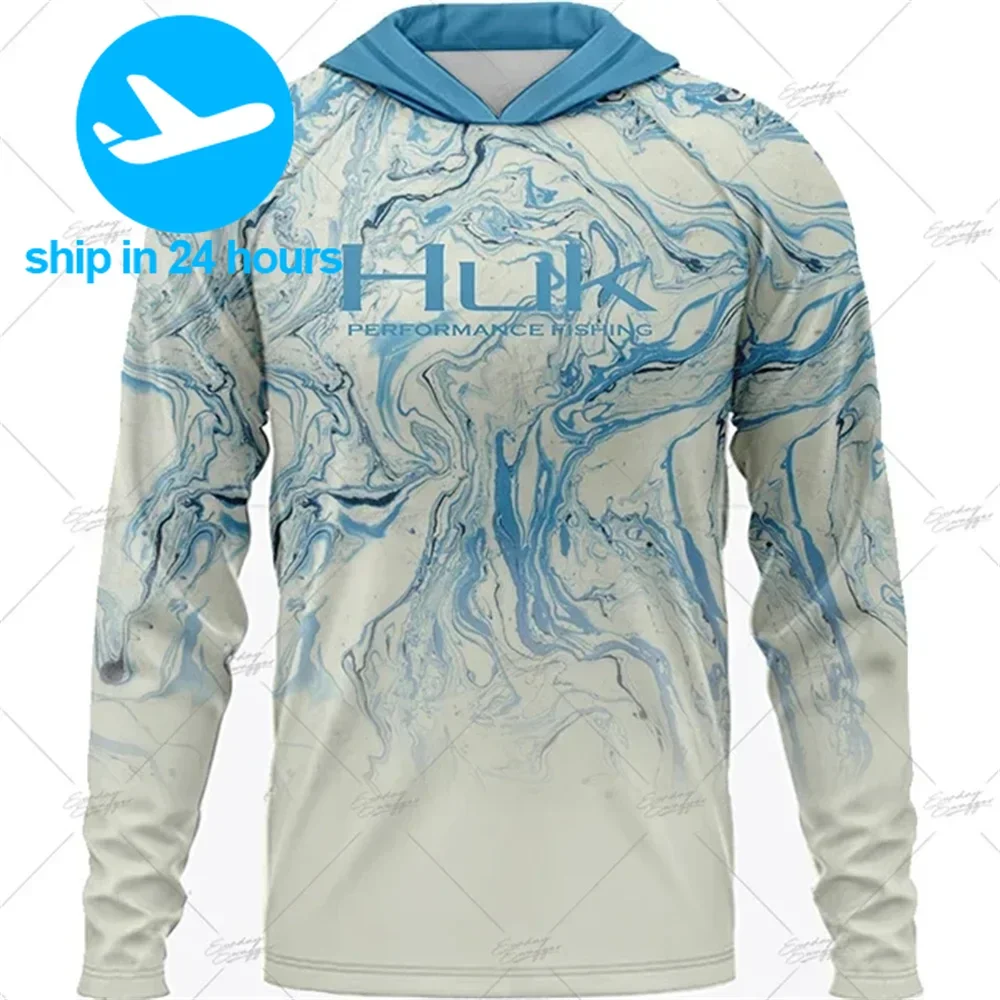 Summer Fishing Shirts HUK Long Sleeve Hooded Fishing Clothing Men's Upf 50+ Jerseys Breathabble Fishing T-shirts Camisa De Pesca
Summer Fishing Shirts HUK Long Sleeve Hooded Fishing Clothing Men's Upf 50+ Jerseys Breathabble Fishing T-shirts Camisa De Pesca