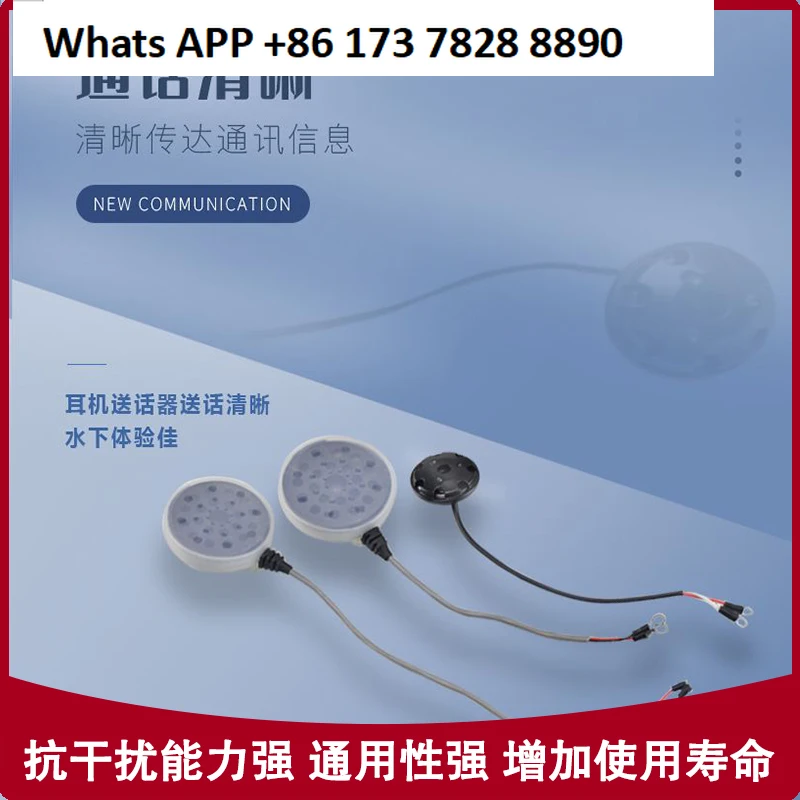 CDM-16 helmet with earphones, microphones, headsets, telephones, diving helmet microphones
CDM-16 helmet with earphones, microphones, headsets, telephones, diving helmet microphones