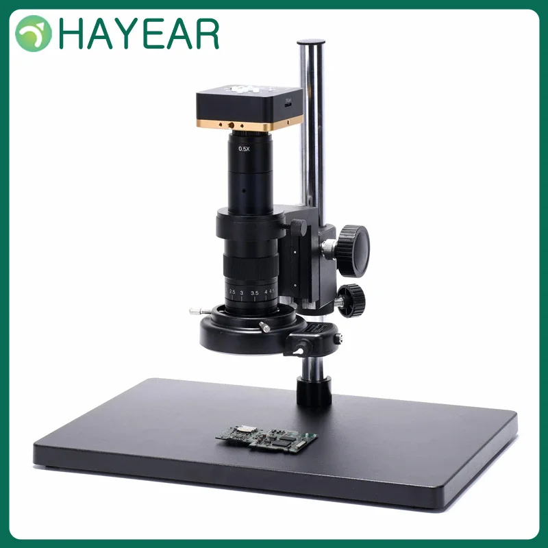 HAYEAR 150X Lens 34MP 2K 1080P 60FPS FHD HDMI-Compatible USB Digital Industrial Microscope Camera for Mobile Repair Soldering
HAYEAR 150X Lens 34MP 2K 1080P 60FPS FHD HDMI-Compatible USB Digital Industrial Microscope Camera for Mobile Repair Soldering