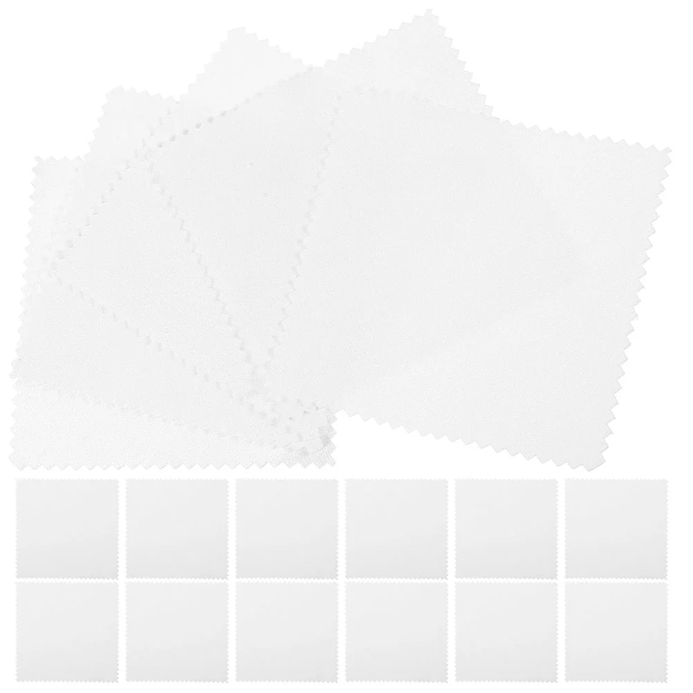 100 Pcs Silver Wiping Cloth Glasses Cleaning Jewelry for Jewellery Microfiber Glazing Cloths Suede Polishing
100 Pcs Silver Wiping Cloth Glasses Cleaning Jewelry for Jewellery Microfiber Glazing Cloths Suede Polishing