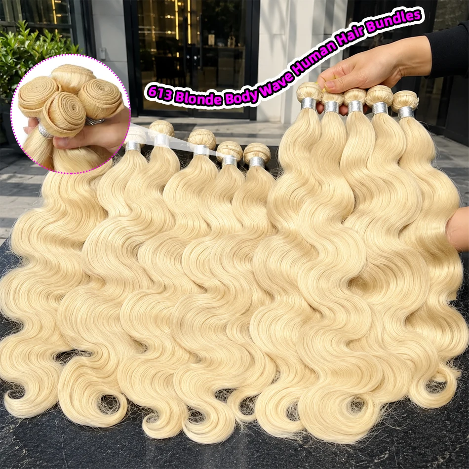 Smilegirl Body Wave Bundles Human Hair Indian 613 Blonde 3/4 Bundle Virgin Hair Raw Hair Extensions Human Hair 38 40 Inch For Women
Smilegirl Body Wave Bundles Human Hair Indian 613 Blonde 3/4 Bundle Virgin Hair Raw Hair Extensions Human Hair 38 40 Inch For Women