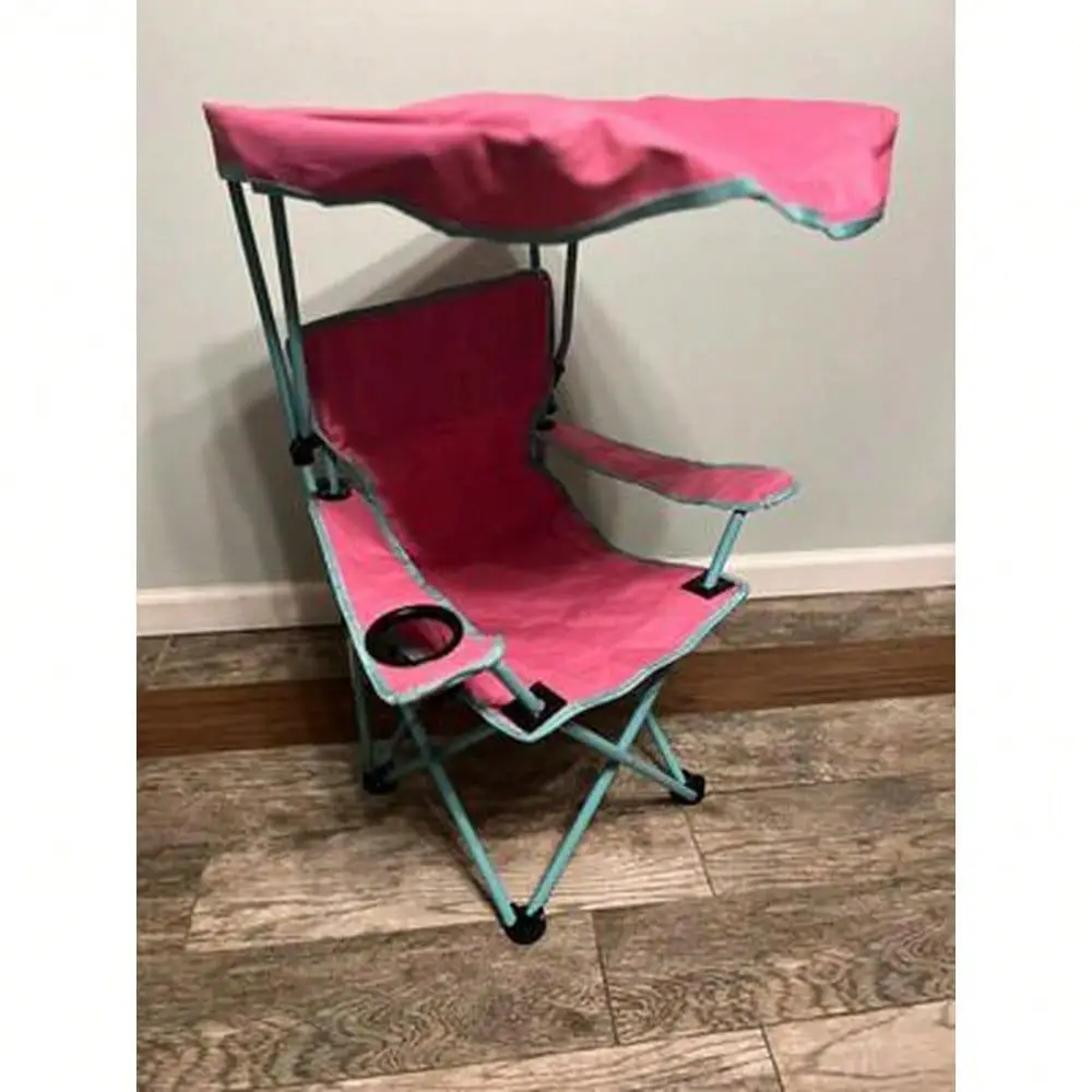 Canopy Chair With Safety Lock 125 Lb Capacity, Pink Green, Portable Foldable Chair For Camping Beach Ages 38
Canopy Chair With Safety Lock 125 Lb Capacity, Pink Green, Portable Foldable Chair For Camping Beach Ages 38