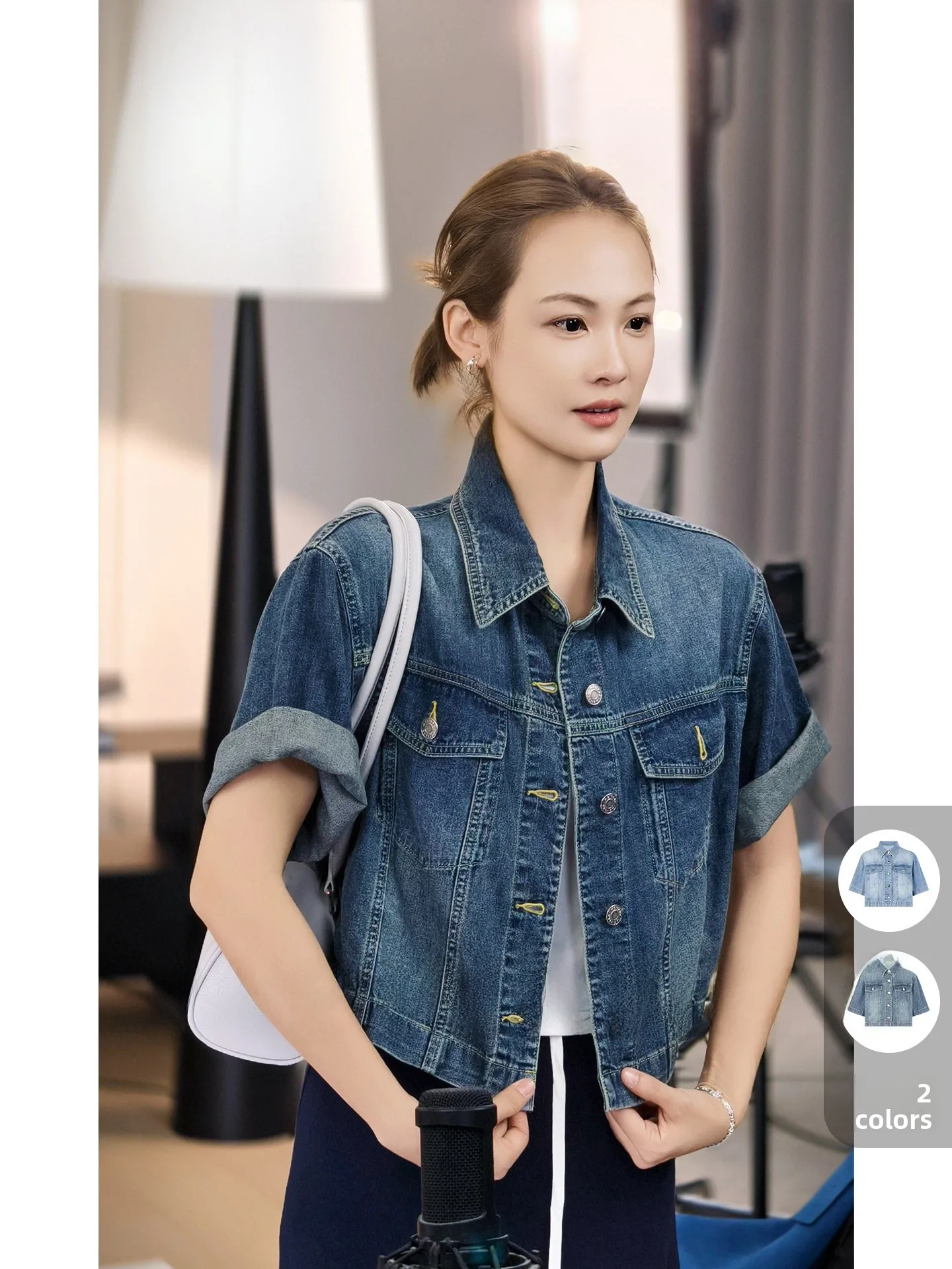 Джинсовый джинсовый тюрьм Meiyang Nagoya номер два, винтажный воротник с зауженным воротником, верхняя одежда, женская свободная одежда из хлопка с пуговицами
Джинсовый джинсовый тюрьм Meiyang Nagoya номер два, винтажный воротник с зауженным воротником, верхняя одежда, женская свободная одежда из хлопка с пуговицами