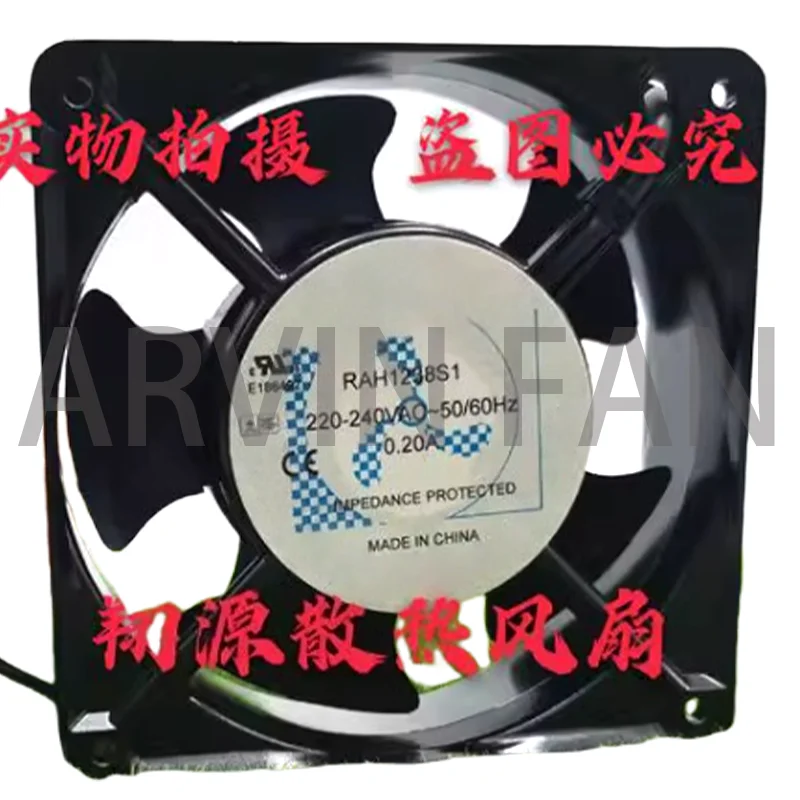 RAH1238S1 220-240V 0.20A 12038 12CM metal AC Cooling Fan
RAH1238S1 220-240V 0.20A 12038 12CM metal AC Cooling Fan