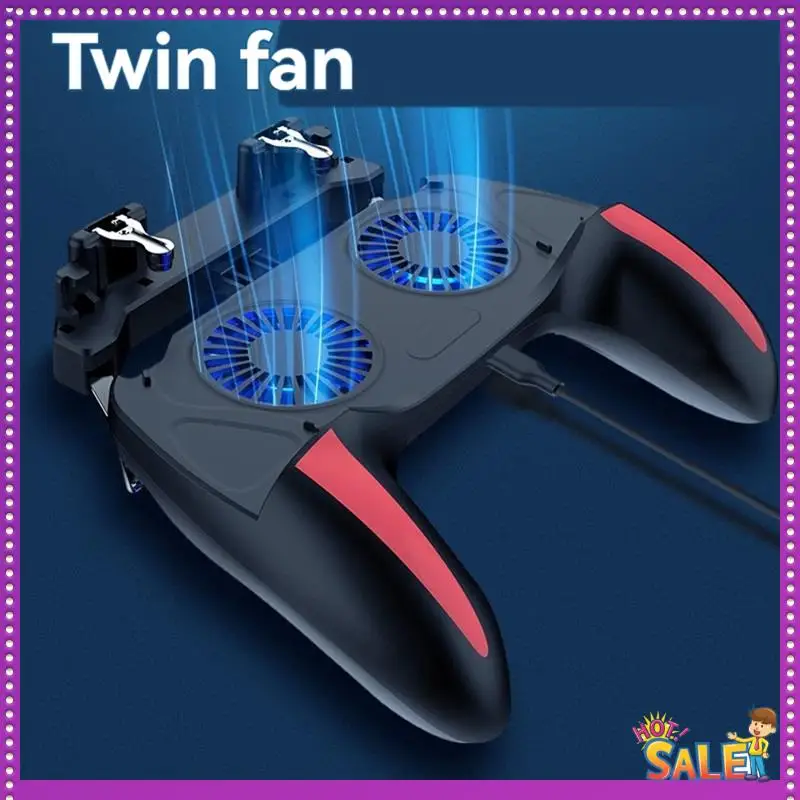 AA87 H10 Gaming Accessories Handheld Grip Game Controller Joystick Gamepad For Trigger Dual Cooling Fan Game Cooler For Phone
AA87 H10 Gaming Accessories Handheld Grip Game Controller Joystick Gamepad For Trigger Dual Cooling Fan Game Cooler For Phone