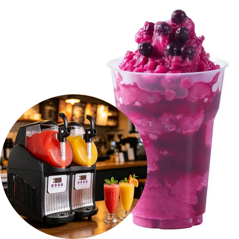 Slush Puppie Machine 2 Bowl Retro Bun Slush Machine Tea Slush Maker CE Certified Slurpee Machine
Slush Puppie Machine 2 Bowl Retro Bun Slush Machine Tea Slush Maker CE Certified Slurpee Machine