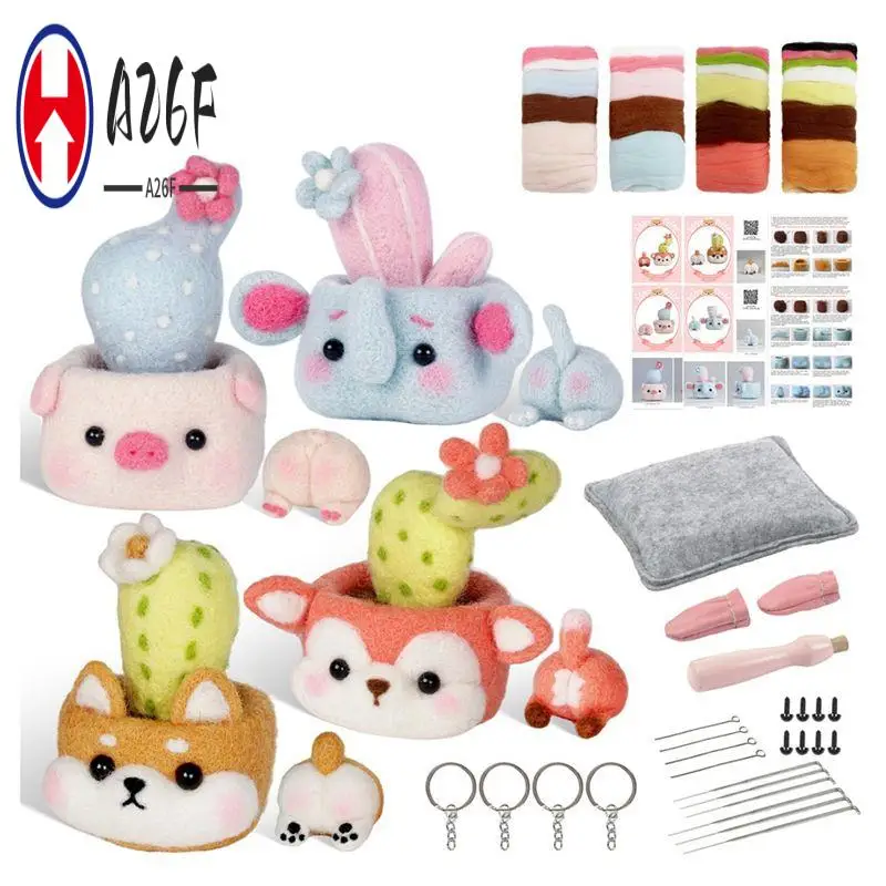 A26F-Наборы для валяния игл кактуса для горшков для начинающих, набор для валяния игл, фетровые иглы, пенопластовая прокладка, войлочная ткань, строительство
A26F-Наборы для валяния игл кактуса для горшков для начинающих, набор для валяния игл, фетровые иглы, пенопластовая прокладка, войлочная ткань, строительство