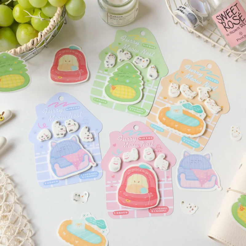 20pcs/lot Kawaii Cat Memo Pad Sticky Notes Cute Stationery Label Notepad Planner Sticker Post School Supply
20pcs/lot Kawaii Cat Memo Pad Sticky Notes Cute Stationery Label Notepad Planner Sticker Post School Supply