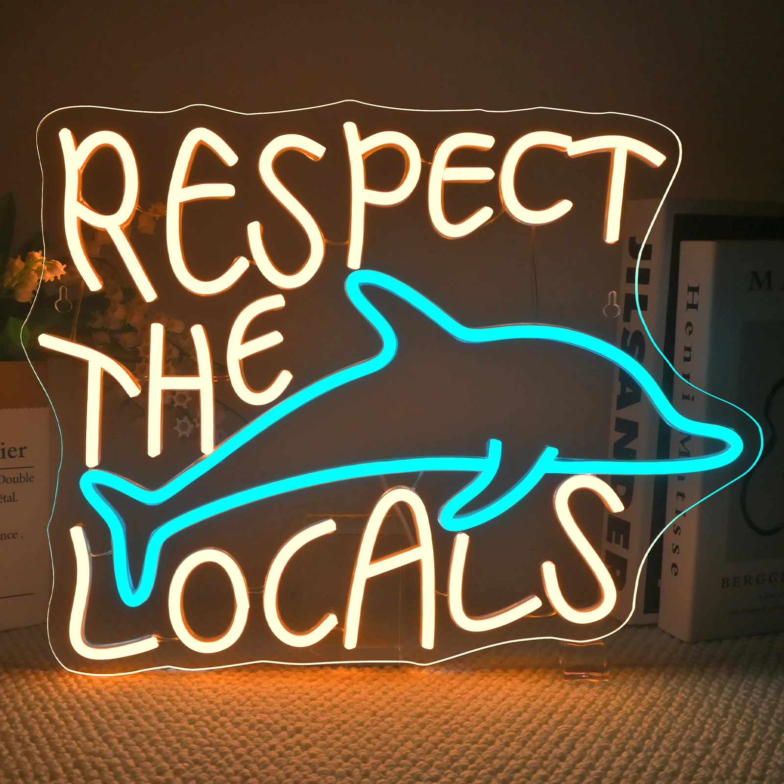 Respect The Locals Neon Sign Light Up Wall Decor Modern Led Sign for Bar Small Acrylic Art Decor Shop Hotel Living Room Decor
Respect The Locals Neon Sign Light Up Wall Decor Modern Led Sign for Bar Small Acrylic Art Decor Shop Hotel Living Room Decor