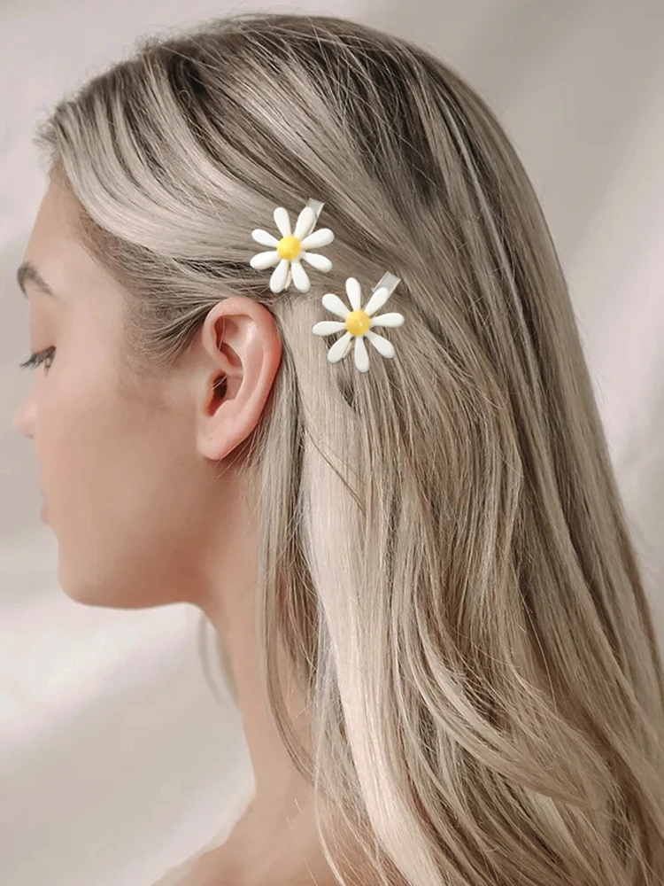 2PCS/Set Flower Hairpin Yellow Small Hair Clip For Women Summer Sweet Hair Clip Fashion Travel Photo Hair Accessories Styling
2PCS/Set Flower Hairpin Yellow Small Hair Clip For Women Summer Sweet Hair Clip Fashion Travel Photo Hair Accessories Styling