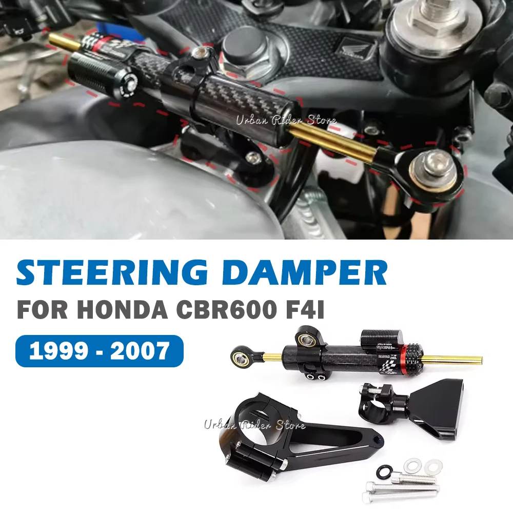 For Honda CBR 600 CBR600 F4i 1999-2007 Motorcycle Accessories CNC Aluminum Adjustable Steering Damper Stabilizer
For Honda CBR 600 CBR600 F4i 1999-2007 Motorcycle Accessories CNC Aluminum Adjustable Steering Damper Stabilizer