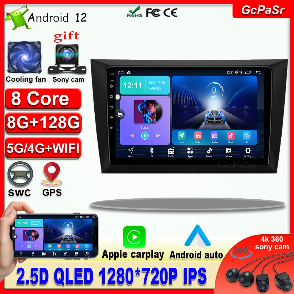 Carplay Android 12 For Volkswagen Golf 6 2008 - 2016 Car Radio Multimedia Video Player Navigation DSP IPS Cooling fan
Carplay Android 12 For Volkswagen Golf 6 2008 - 2016 Car Radio Multimedia Video Player Navigation DSP IPS Cooling fan