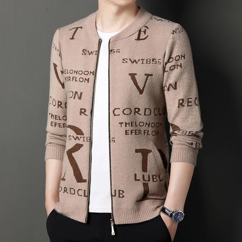 High Quality Cardigan Men's Diamond Wool Warm Fashion Long Sleeved Casual Cardigan Knitted Sweater Warm Coats Jackets
High Quality Cardigan Men's Diamond Wool Warm Fashion Long Sleeved Casual Cardigan Knitted Sweater Warm Coats Jackets