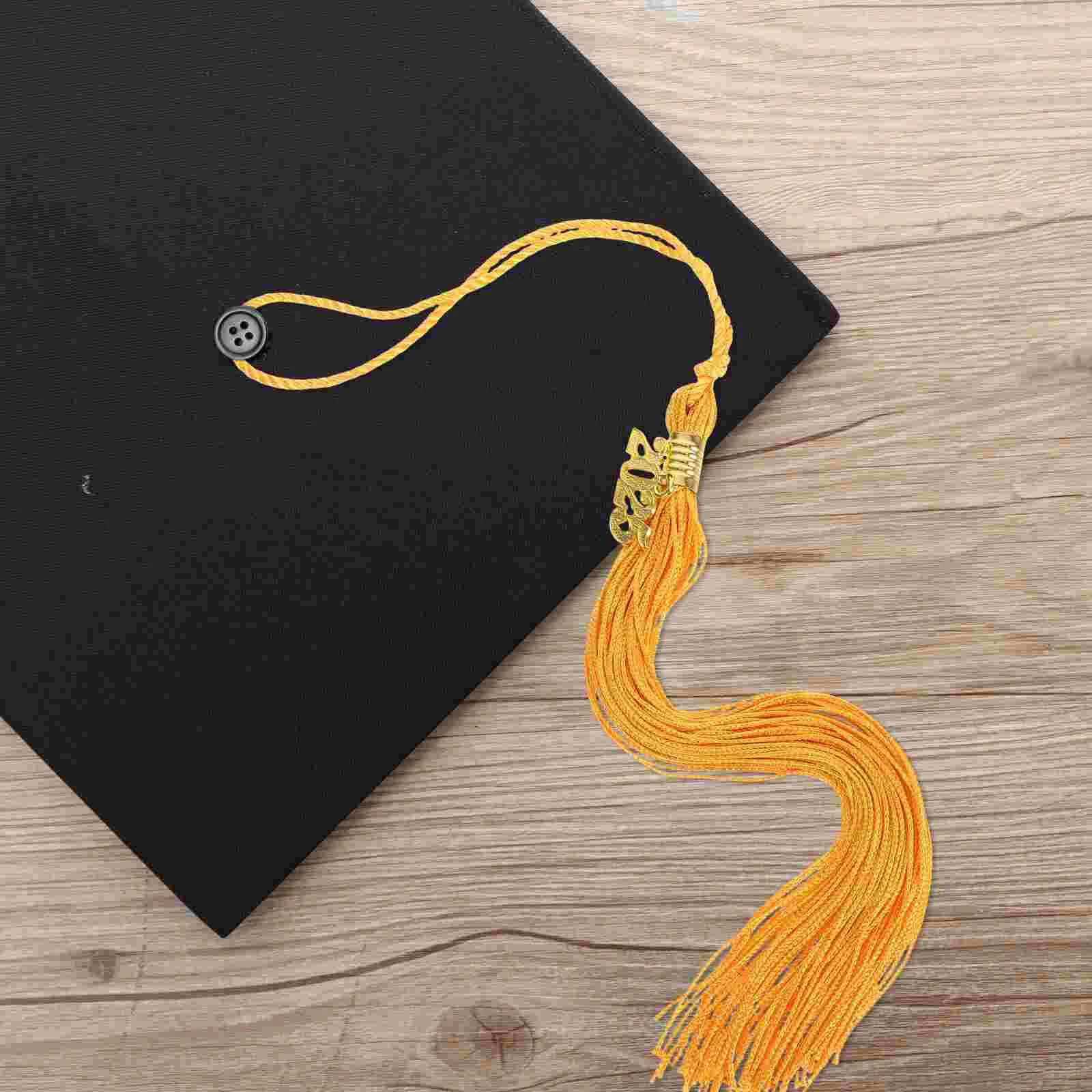 6 Pcs Bachelor Hat Tassel Graduate Cap Graduation Charms Decoration Dress Accessories
6 Pcs Bachelor Hat Tassel Graduate Cap Graduation Charms Decoration Dress Accessories