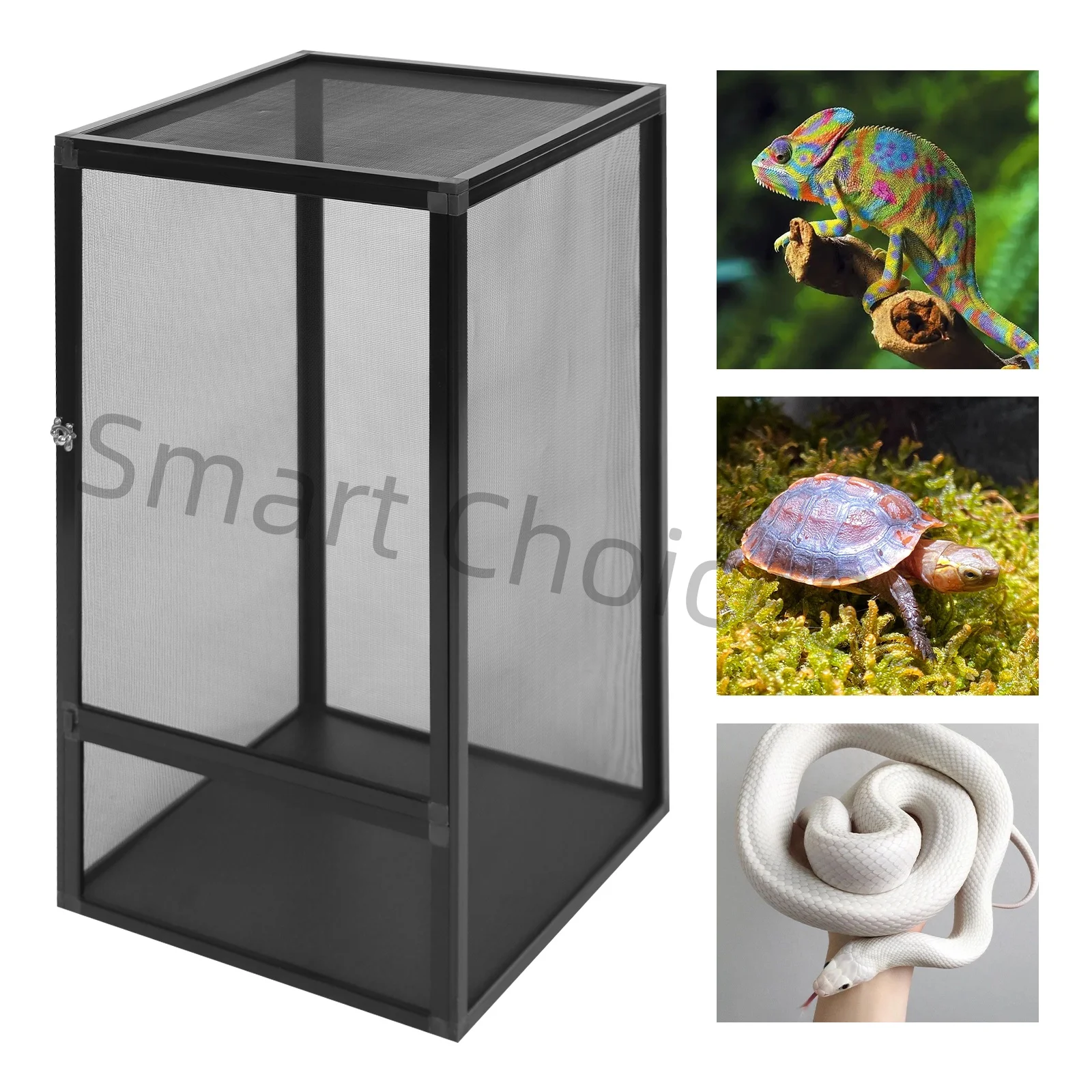 Reptile Glass Terrarium Reptile Screen Cage Enclosure Pet Climbing Container Feeding Box for Crawling Pet Snake Turtle
Reptile Glass Terrarium Reptile Screen Cage Enclosure Pet Climbing Container Feeding Box for Crawling Pet Snake Turtle