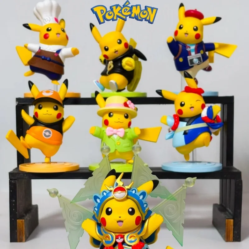 New Original Pokemon Gathering Series Pikachu Electronic Suit Figure Anime Desktop Ornament Children Toy Birthday Surprise Gift
New Original Pokemon Gathering Series Pikachu Electronic Suit Figure Anime Desktop Ornament Children Toy Birthday Surprise Gift