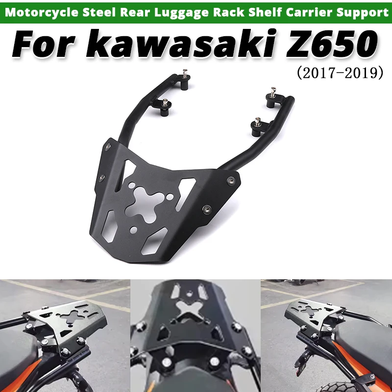Для Kawasaki Z650 2017-2019 мотоциклетная стальная задняя полка для багажа, опора для Kawasaki Z-650 650 Z 2017 2018 2019
Для Kawasaki Z650 2017-2019 мотоциклетная стальная задняя полка для багажа, опора для Kawasaki Z-650 650 Z 2017 2018 2019