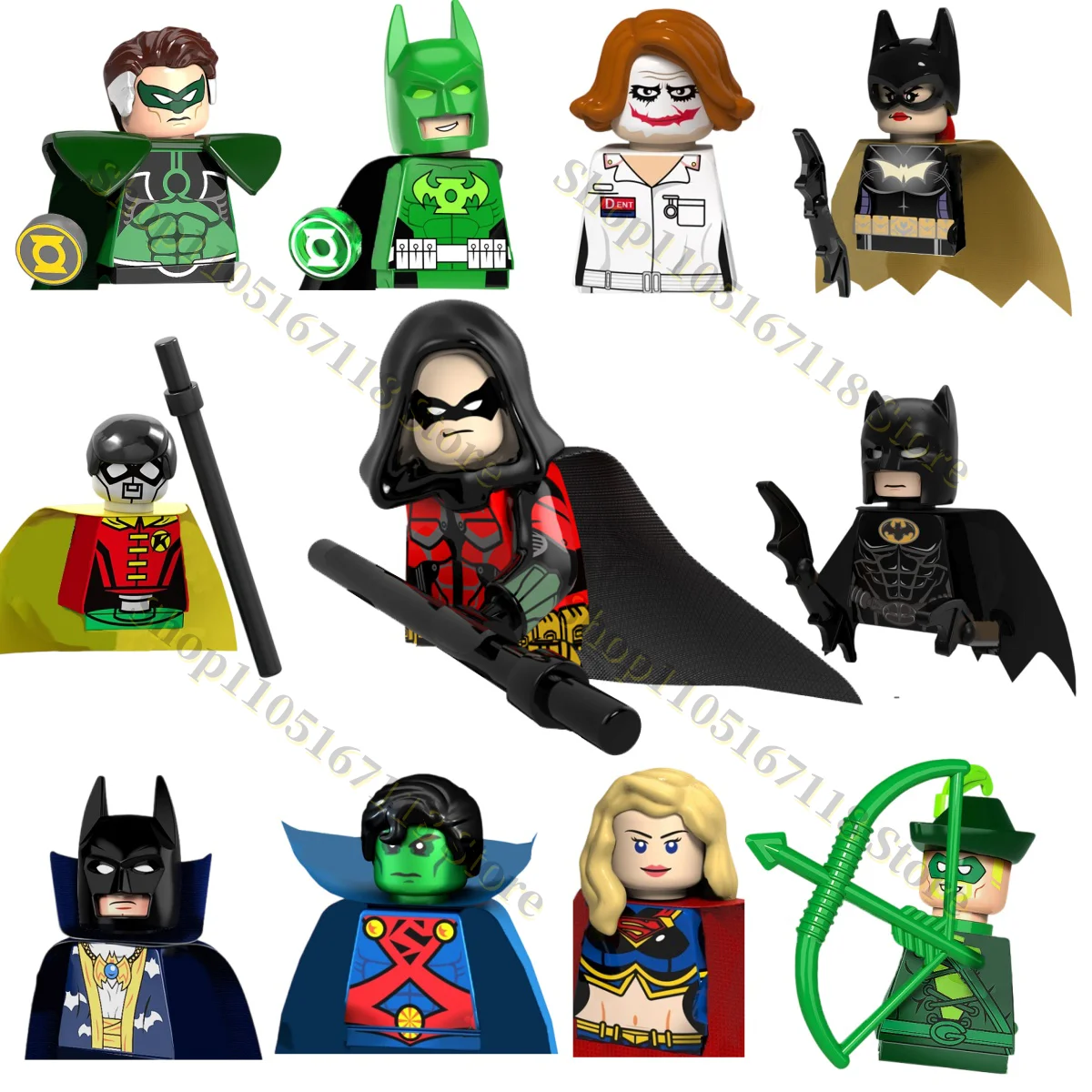 Building blocks Superhero Mini Action Figures Children's Party gifts Brick toys Robin Green Arrow Cat Girl
Building blocks Superhero Mini Action Figures Children's Party gifts Brick toys Robin Green Arrow Cat Girl