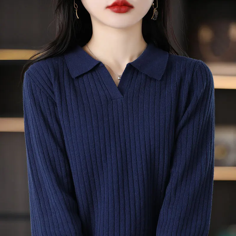 Свободный вязаный свитер из чистого хлопка, модный женский топ из хлопкового трикотажа
Свободный вязаный свитер из чистого хлопка, модный женский топ из хлопкового трикотажа