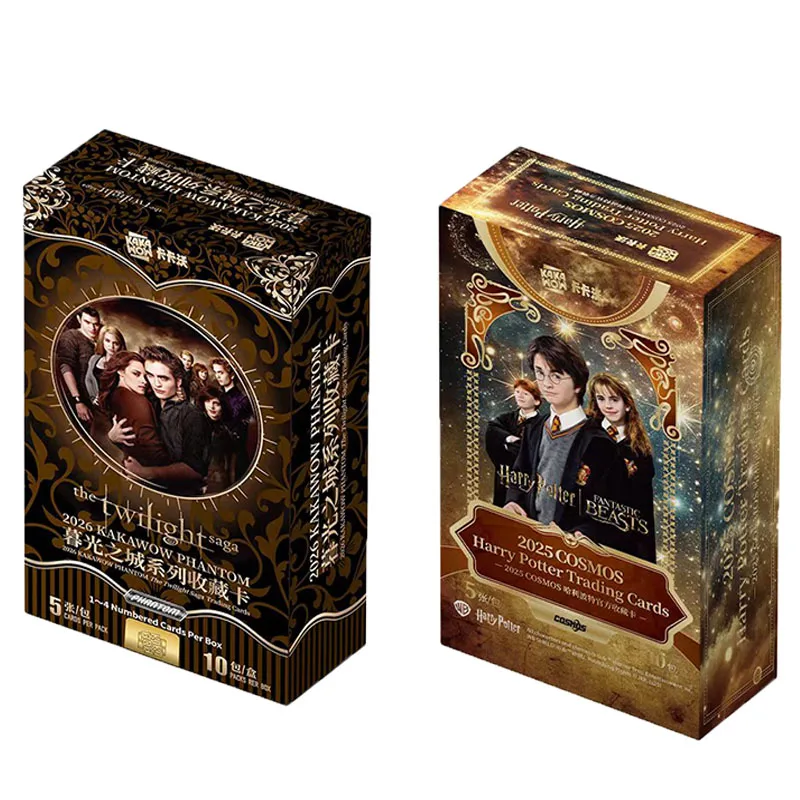 KAYOU New Harry Potter Wizarding Genuine 2026 Twilight Saga Collectible Cards Official Licensed Movie Peripheral Cards Gift Toys
KAYOU New Harry Potter Wizarding Genuine 2026 Twilight Saga Collectible Cards Official Licensed Movie Peripheral Cards Gift Toys