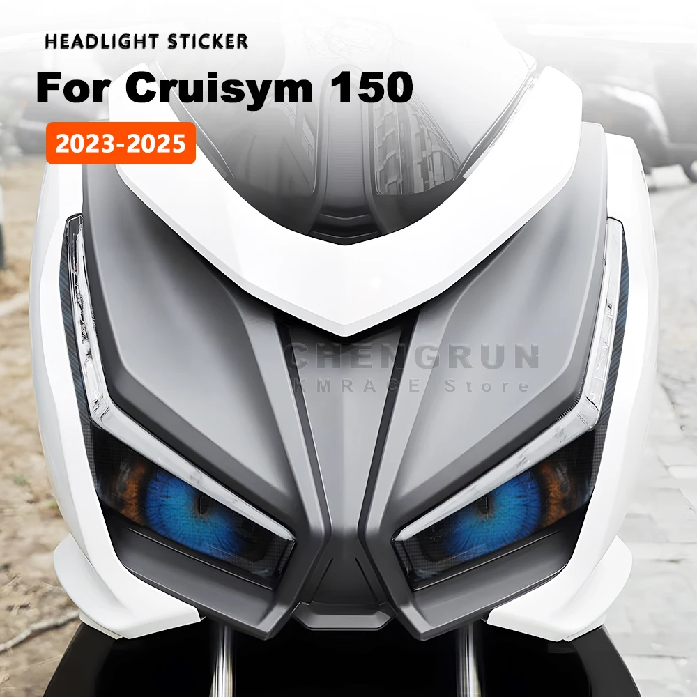 Motorcycle Headlight Stickers Motorbike Protective Headlamp Cool Decals For SYM Cruisym150 Cruisym 150 2023-2025 Accessories
Motorcycle Headlight Stickers Motorbike Protective Headlamp Cool Decals For SYM Cruisym150 Cruisym 150 2023-2025 Accessories