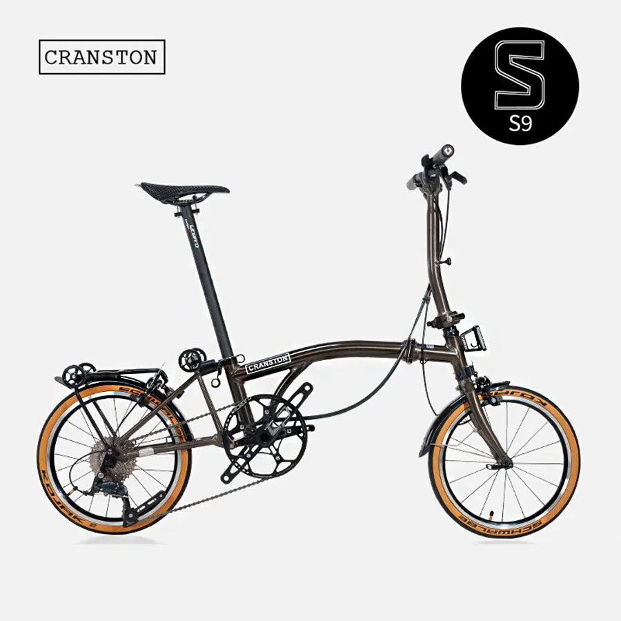 CRANSTON S9 Aluminum Alloy 16 Inch 9 Speed Triple Folding Bike Adult Super Light and Portable Bicycle
CRANSTON S9 Aluminum Alloy 16 Inch 9 Speed Triple Folding Bike Adult Super Light and Portable Bicycle