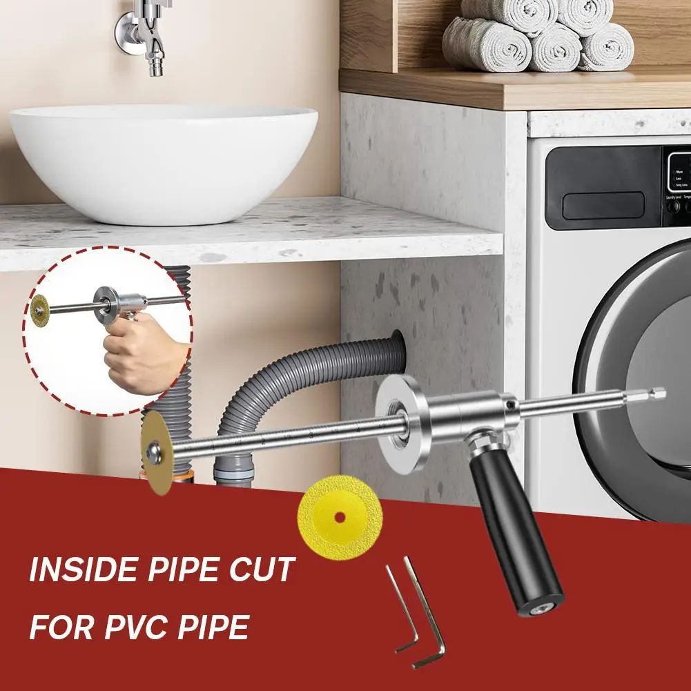 Inside Pipe Cutter 1-1/2 Inch To 8 Inch Hex PVC Plumbing Inside Cutter Adjustable Cutting Depth Plumbing Repairing Tools
Inside Pipe Cutter 1-1/2 Inch To 8 Inch Hex PVC Plumbing Inside Cutter Adjustable Cutting Depth Plumbing Repairing Tools