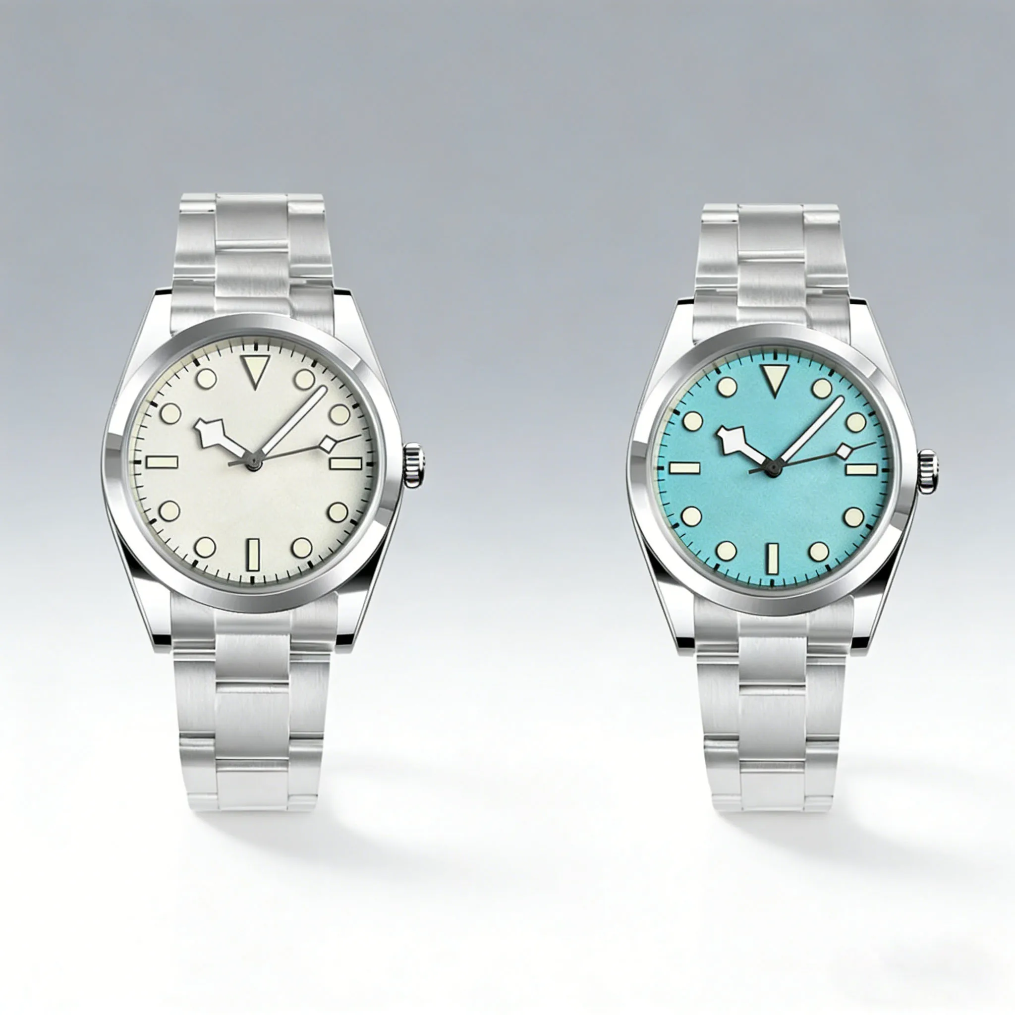 Мужские часы Tandorio 36 мм/39 мм с гладким безелем, сапфировым стеклом, светящимся циферблатом, стрелками в форме снежинок, водонепроницаемостью 20 бар, японским автоматическим механизмом NH35A.
Мужские часы Tandorio 36 мм/39 мм с гладким безелем, сапфировым стеклом, светящимся циферблатом, стрелками в форме снежинок, водонепроницаемостью 20 бар, японским автоматическим механизмом NH35A.