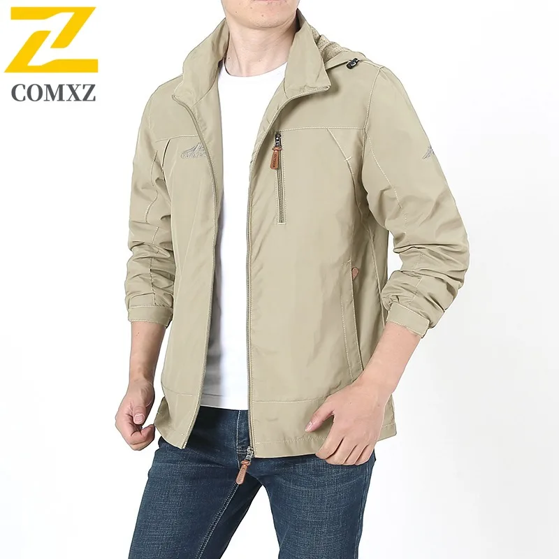 COMXZ Men 2025 Spring Autumn Thin Workwear All-Match Autumn Casual Jacket outdoor sports street tactics lightweight windbreaker
COMXZ Men 2025 Spring Autumn Thin Workwear All-Match Autumn Casual Jacket outdoor sports street tactics lightweight windbreaker