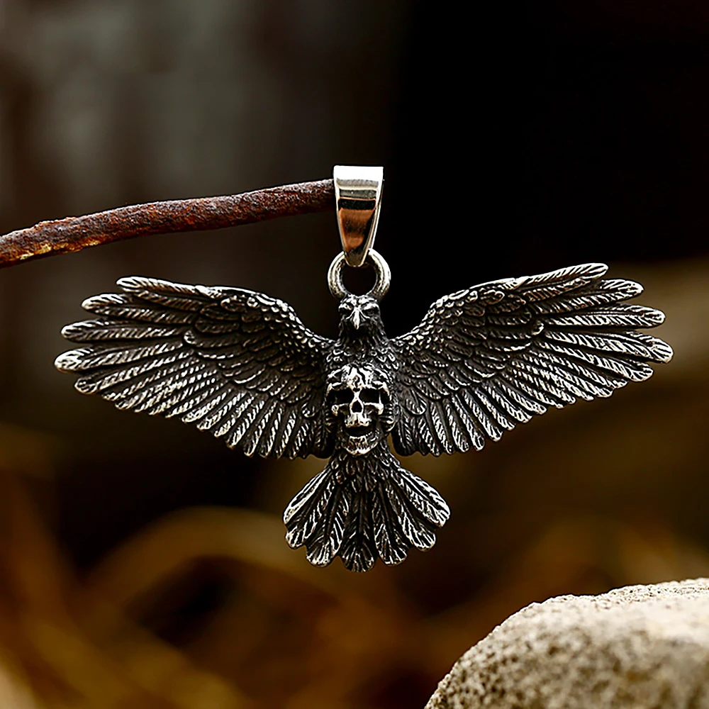 Gothic Stainless Steel Domineering Skull Pendant Necklace For Men Women Punk Wing Jewelry Good Detail Choker Dropshipping
Gothic Stainless Steel Domineering Skull Pendant Necklace For Men Women Punk Wing Jewelry Good Detail Choker Dropshipping