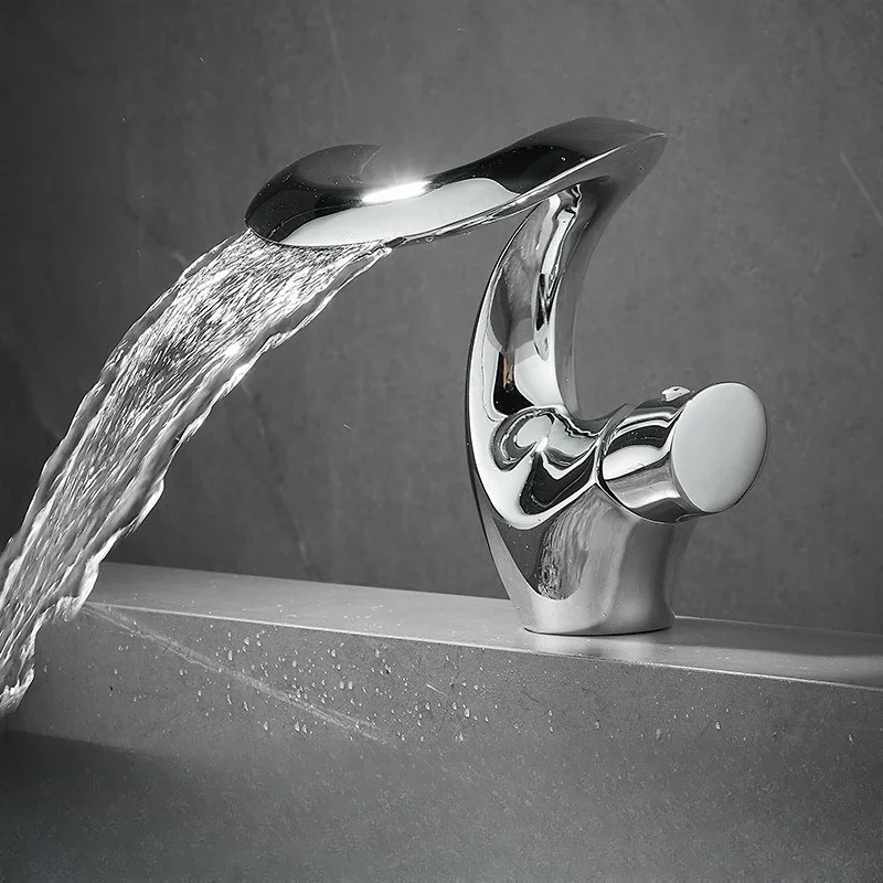 Brass Waterfall Bathroom Faucet Single Handle Hot Cold Washbasin Taps Multi-Functional Sink Mixer Tap
Brass Waterfall Bathroom Faucet Single Handle Hot Cold Washbasin Taps Multi-Functional Sink Mixer Tap